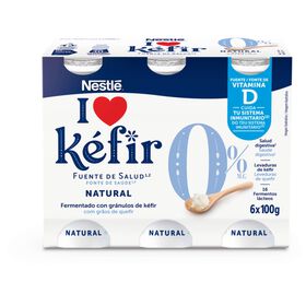 Iogurte Kefir Natural Magro Nestlé 600 gr (6 Un)
