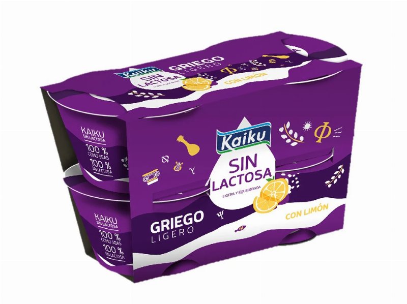 Iogurte Kaiku Sem Lactose Grego Limão 4X90 g