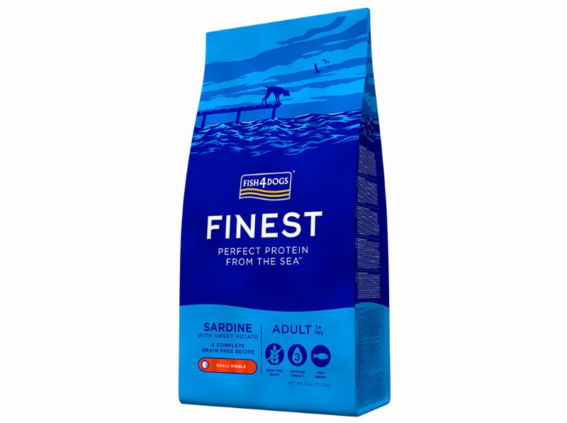 Ração Cão Fish4Dogs Raças Pequenas Sardinha 6 kg
