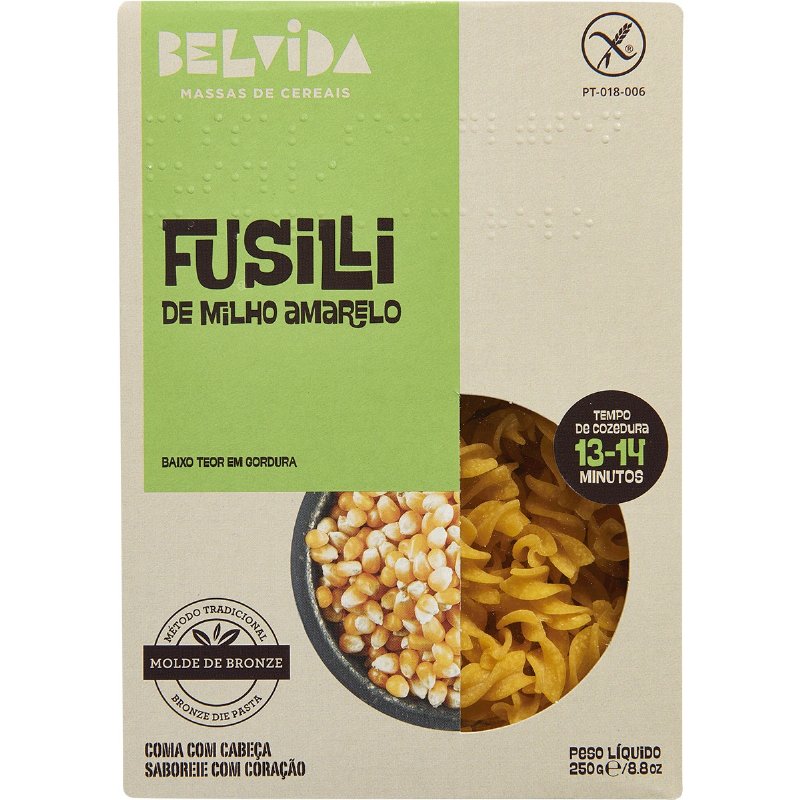 Fusili Milho Amarelo 250 g