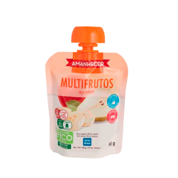 Bolsa De Fruta Multifrutos 90 g Amanhecer