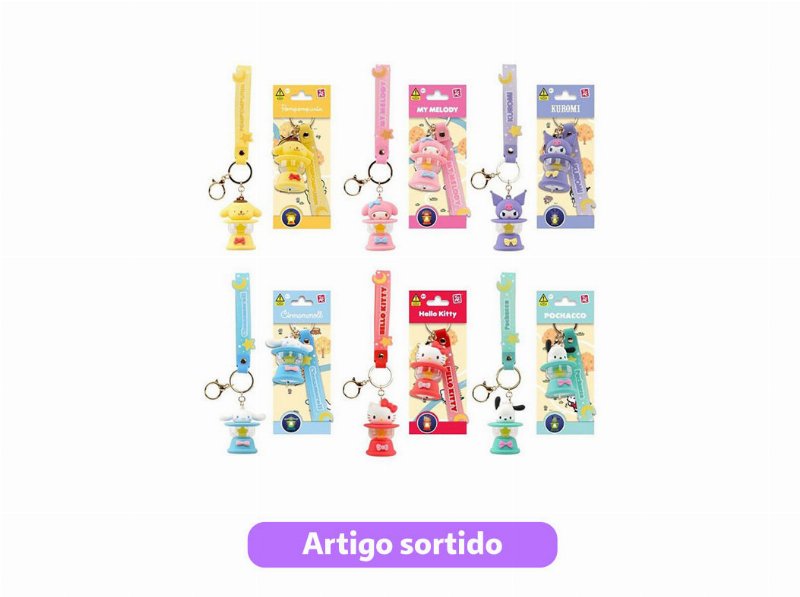 Porta-Chaves Hello Kitty And Friends Modelos Sortidos