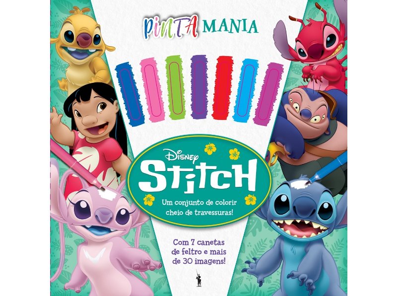 Livro Pintamania: Stitch