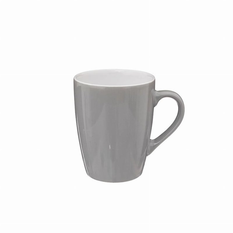 Hkh Caneca Cerâmica Cinza 38 cl