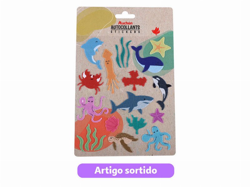 Stickers Feltro Auchan Modelos Sortidos