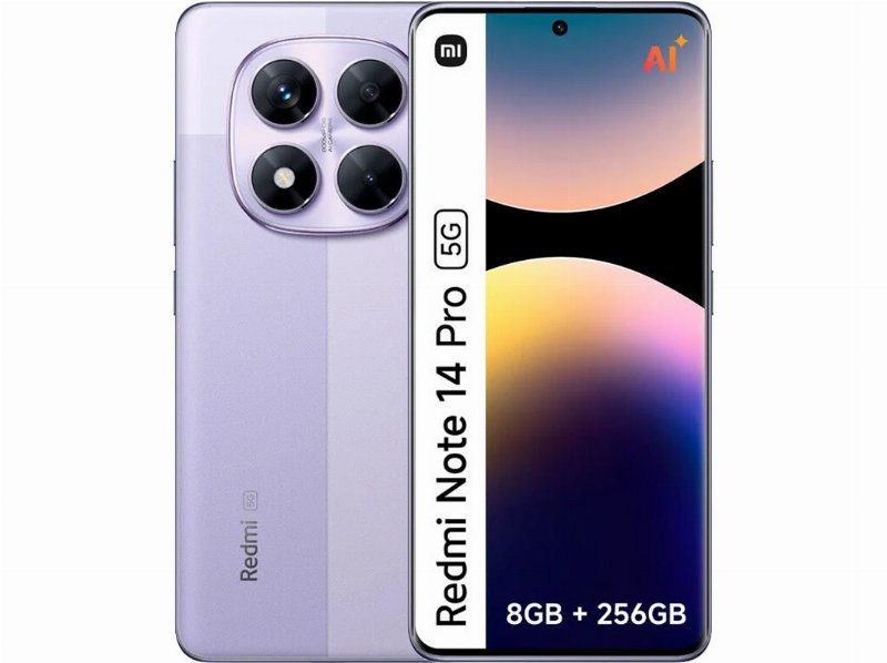 Smartphone Xiaomi Redmi Note 14Pro 5 g 8Gb 256Gb Lavanda
