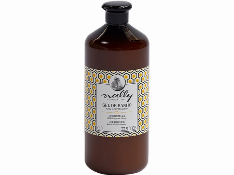 Gel Banho Nally Leite Mel 1Lt