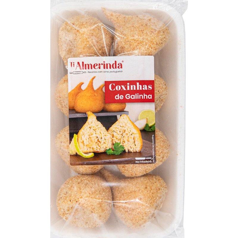 Coxinhas De Galinha 8 Unidades 600 g