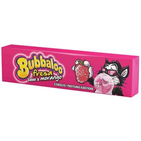 Pastilhas Elásticas De Morango Bubbaloo 38 gr