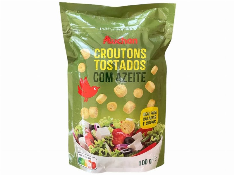 Croutons Auchan Com Azeite E Sal 100 g