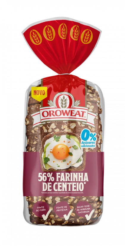 Pão De Forma Com Farinha De Centeio Oroweat 0.55Kg