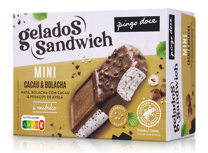 Gelado Mini Sandwich Pingo Doce 0.51L