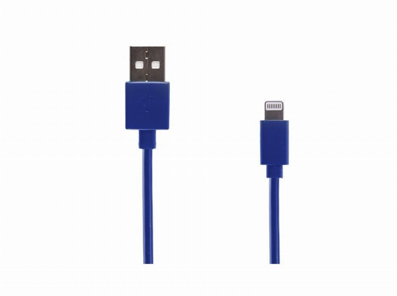 Cabo Carregamento Qilive 600039627 Azul 1.2M L Mfi 2.4A