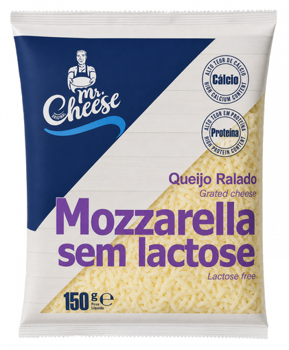 Queijo Ralado Sem Lactose Mr. Cheese 0.15Kg