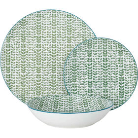 Serviço De Mesa 4 Pessoas Verde Amarante Kasa