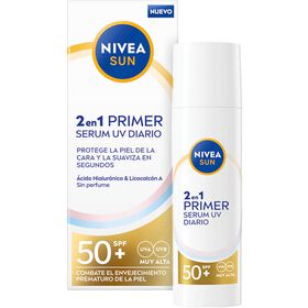 Protetor Solar Sérum Primer Uv Fps 50+ Nivea Sun 30 ml