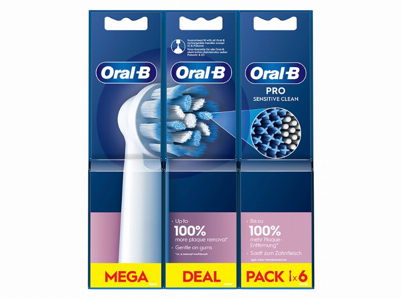 Recarga Escova Oral B Sensitive Pro 6Un