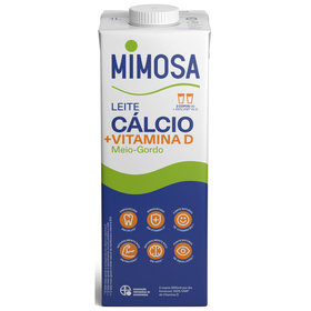 Leite Uht Meio Gordo Bem Especial Cálcio Mimosa 1 Lt