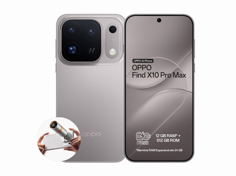 Smartphone Oppo Find X10 Pro Max Cinza 12/512