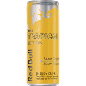 Bebida Energética Em Lata Gaseificada Tropical Edition Red Bull 25 cl