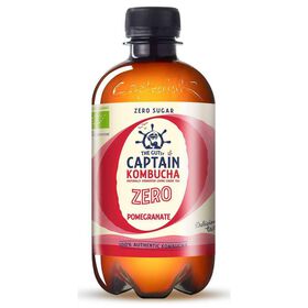 Bebida Kombucha Chá Romã Zero The Gutsy Captain 40 cl