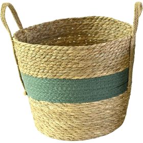 Cesto Alto Com Asas 19 l Barra Verde Kasa