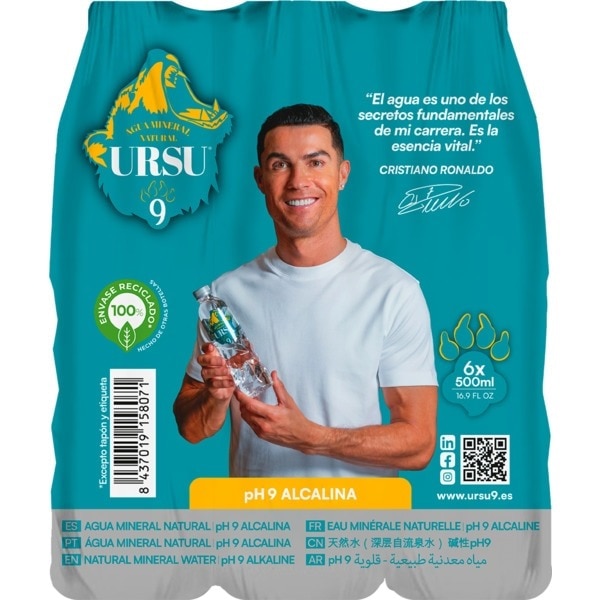 Água Mineral Natural Pack 6 Unidades 50 cl