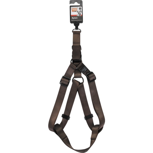 Peitoral Para Cão Plus Step&Go Nylon 40/70 Castanho 1 unidade