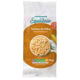 Tortitas De Milho Doses Sem Glúten Continente Equilíbrio 96 gr (4 Un)