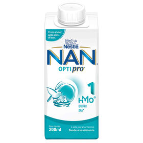 Leite Líquido Optipro Para Lactentes Desde O Nascimento 1 Até 6M Nan 200 ml