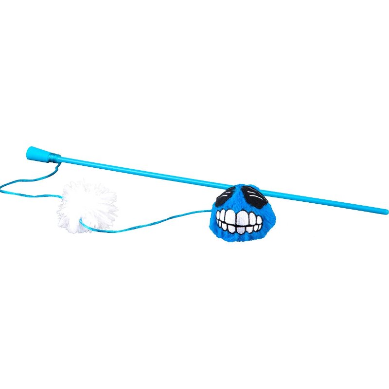 Brinquedo Para Gato Cana Azul Com Peluche 1 unidade
