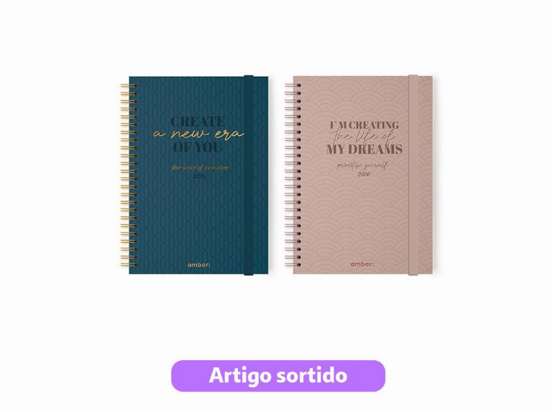Agenda Semanal Ambar Emotions 14.7X21Cm Modelos Sortidos
