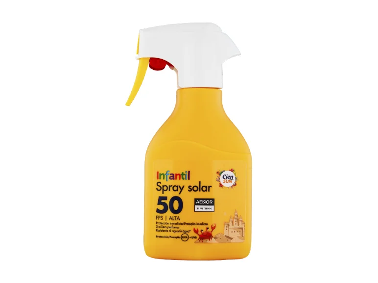 Loção Solar Infantil Em Spray Fps50