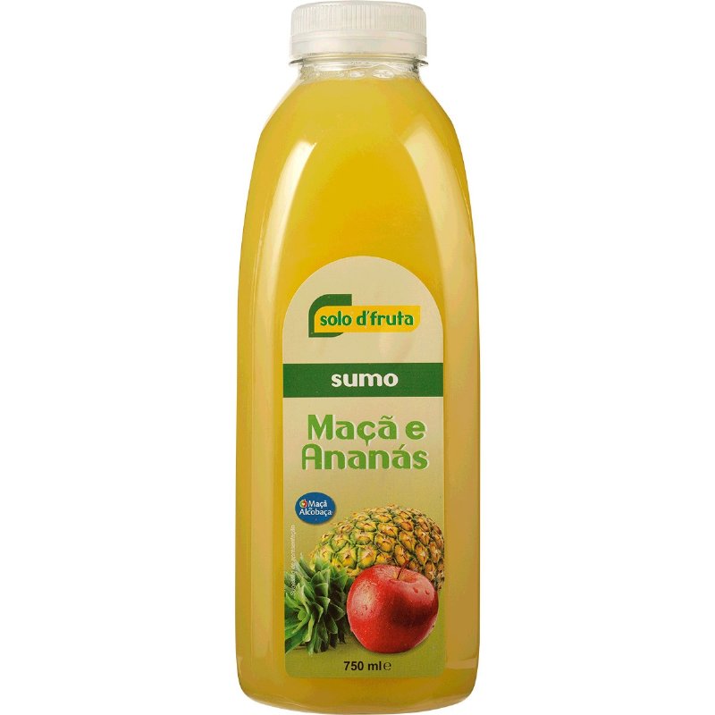 Sumo Fresco De Maçã E Ananás 750 ml