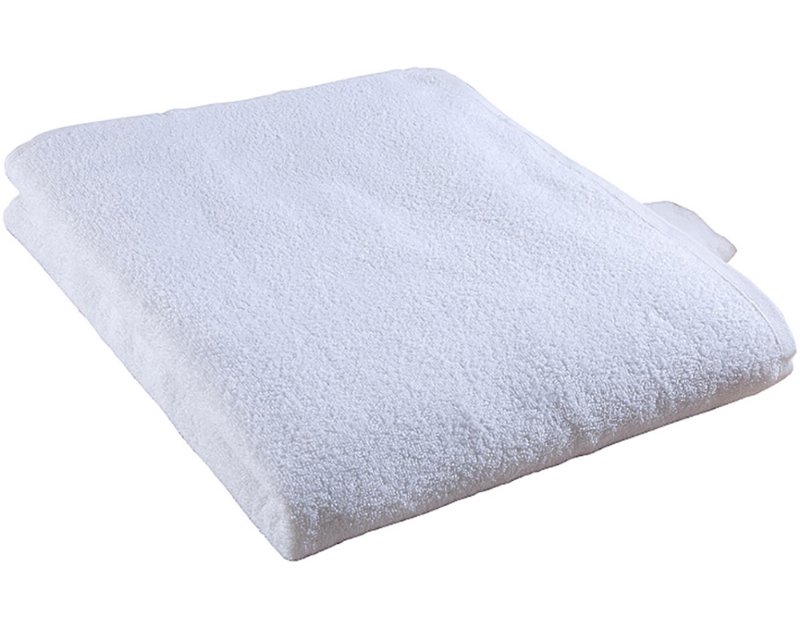Lençol De Banho Auchan 100% Algodão 300 g/M2 Branco 100X150Cm