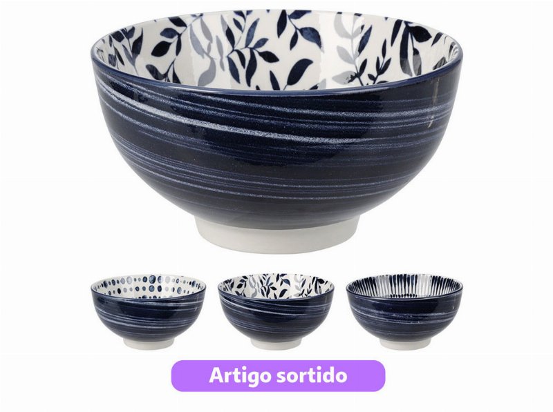Taça Decorada Porcelana 16Cm Modelos Sortidos