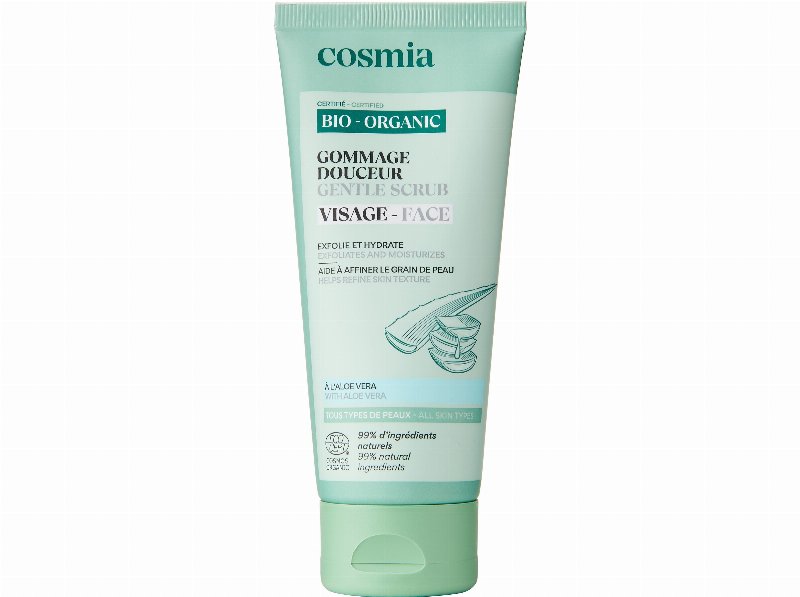 Esfoliante Rosto Cosmia Bio Com Aloe Vera 100 ml