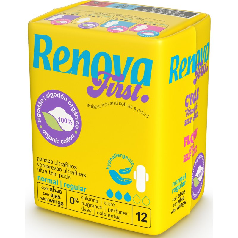 Pensos Higiénicos Regular Ultra Finos First 12 unidades