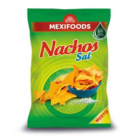 Snacks Tortilha Nachos Com Sal Mexifoods 200 gr