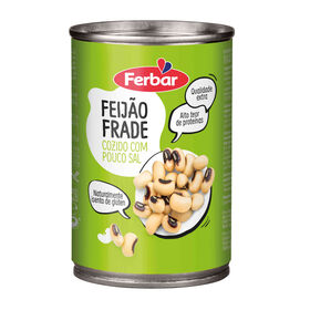 Feijão Frade Cozido Ferbar 410 gr (Peso Escorrido 260 gr)