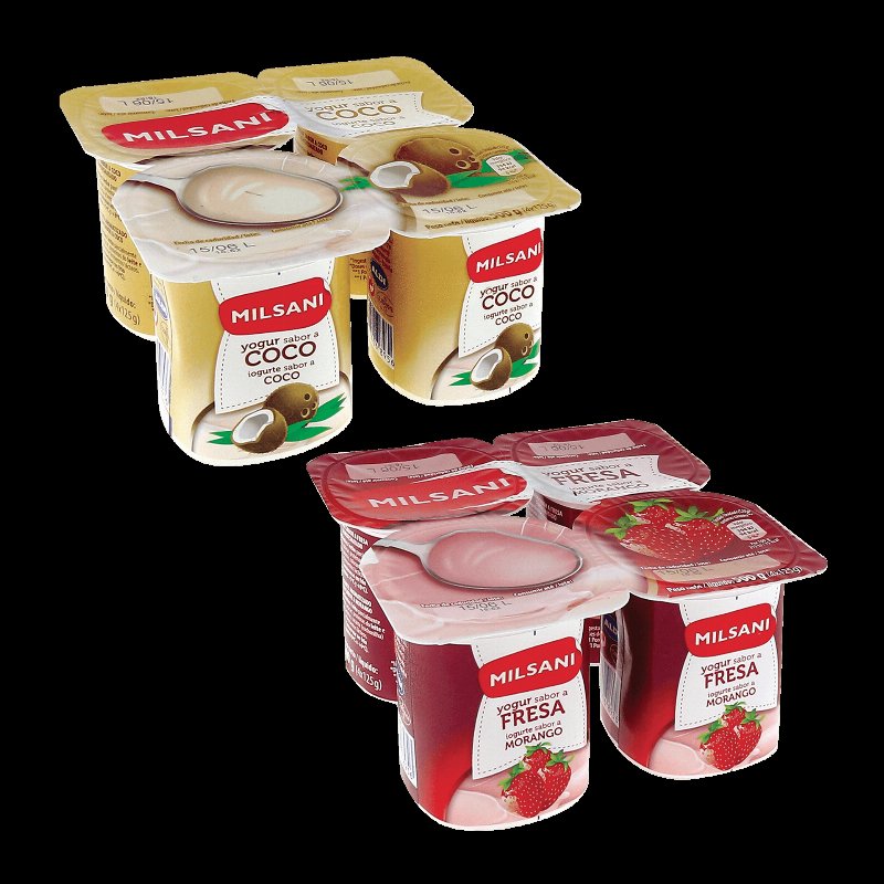 Iogurte Aroma A Coco/ Morango 4 X 125 g