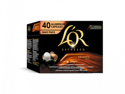 Cápsulas De Café Nespresso Colômbia L'or 40Un