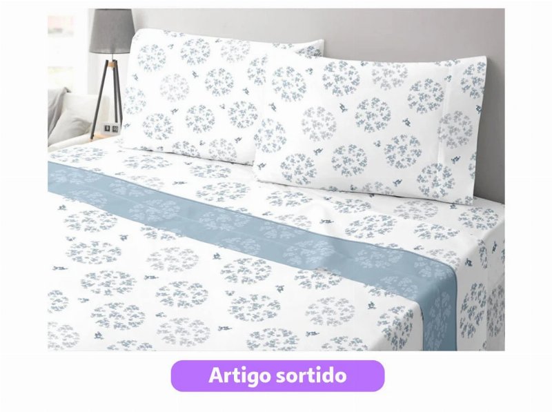 Jogo Cama Homespecial 100% Algodão Estampado 260X270Cm Modelos Sortidos