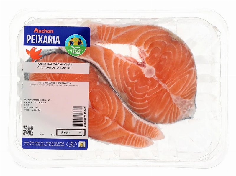 Posta Salmão Auchan Cultivamos O Bom Kg