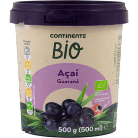 Açaí Com Guaraná Biológico Continente Bio 500 ml