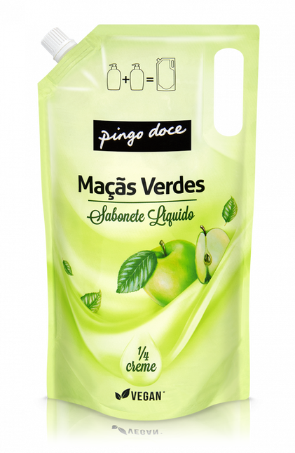 Sabonete Líquido Recarga Maçãs Verdes Pingo Doce 1L