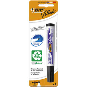 Marcador Permanente Velleda De Tinta Preta Bic