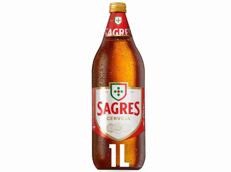 Cerveja Sagres Garrafa 1 l