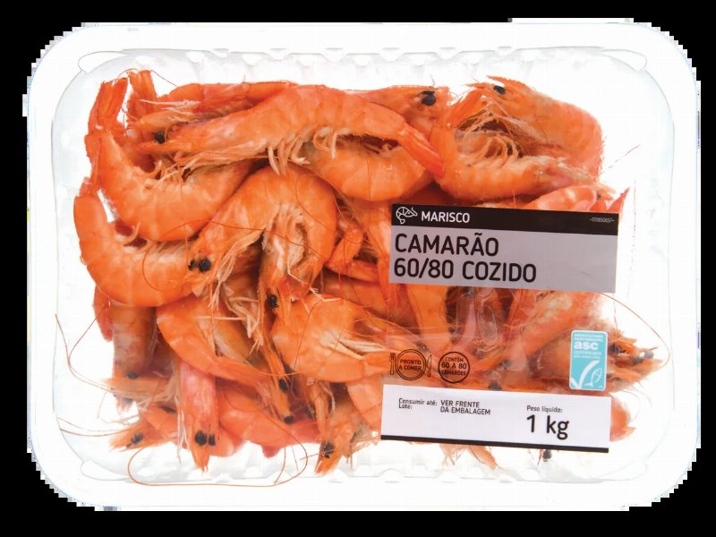 Camarão Cozido 60/80