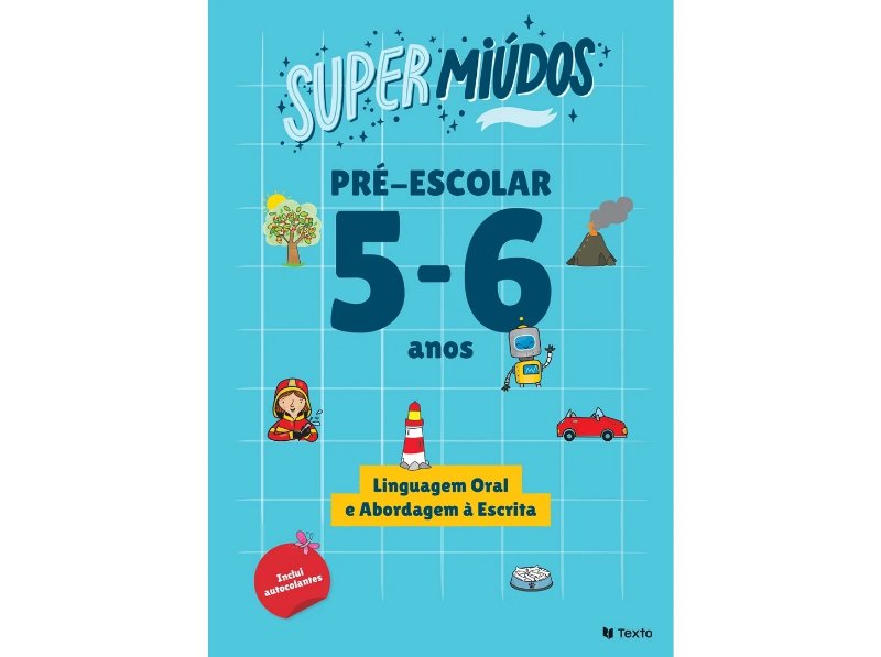 Livro Supermiúdos - Pré - Escolar 5/6 Anos Português
